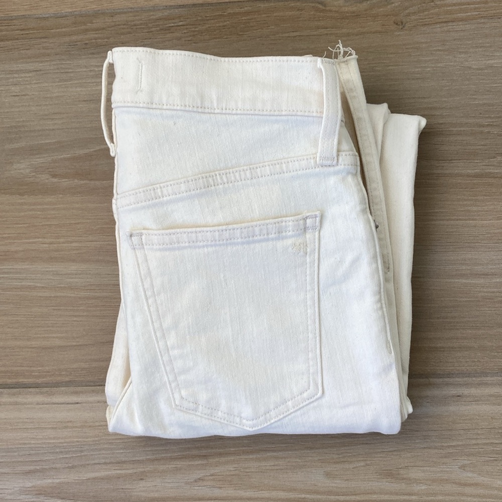 Madewell Mid Rise Jeans w/ Bottom Slit Detail